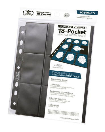 Ultimate Guard Side-Loading Pages - 18-Pocket Compact Mini American (10)